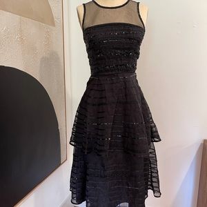 Parker Black Cocktail Dress